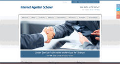 Desktop Screenshot of internetagentur-scherer.de